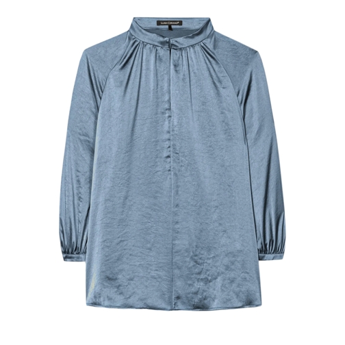 Luisa Cerano Stehkragenbluse mit 3/4-Arm smoky blue Topp