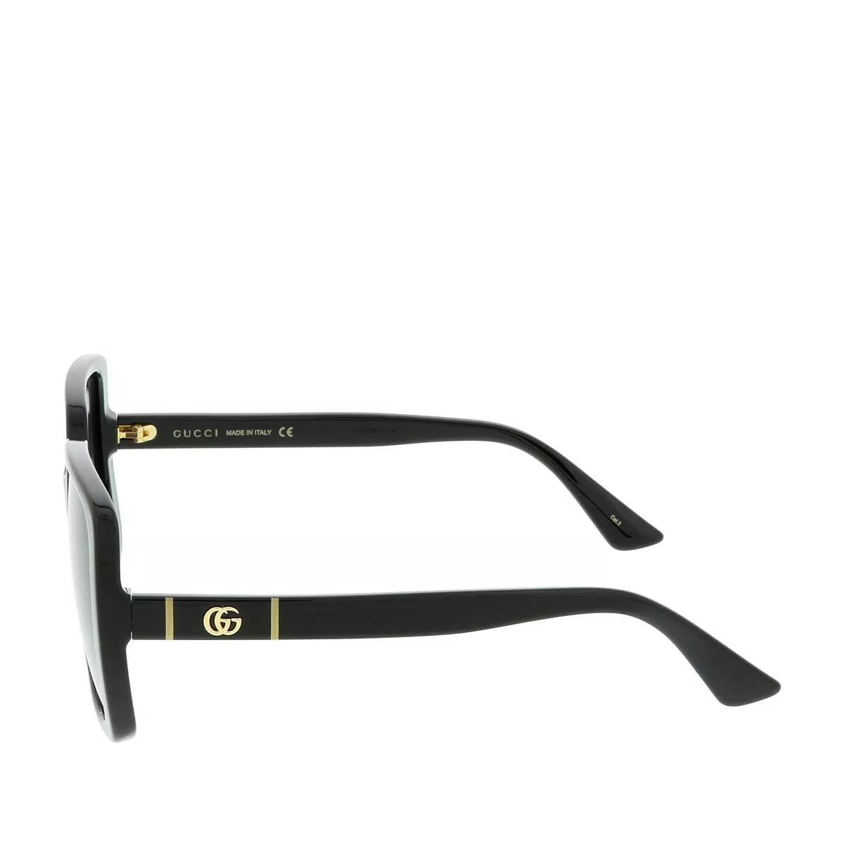Gucci GG0632S-001 56 Sunglasses Black-Black-Grey | Sonnenbrille