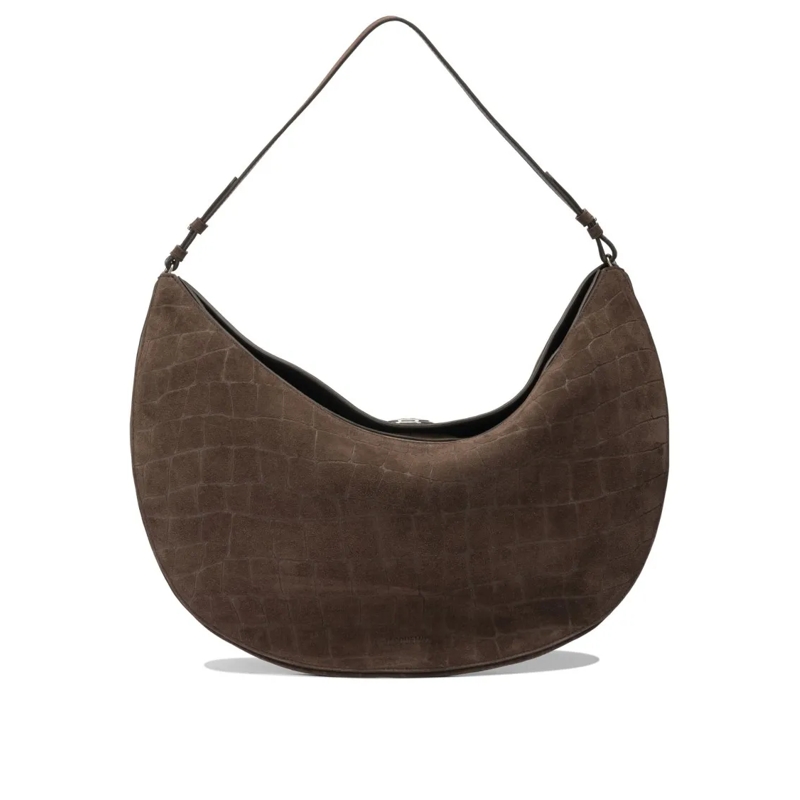 Jacquemus Schultertasche "Le Sac Ovalo" Large Shoulder Bag Black