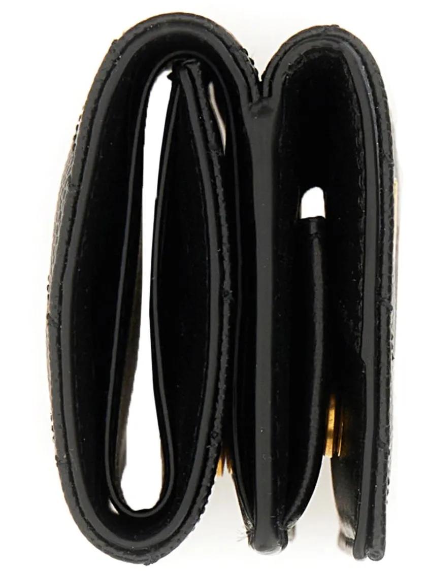 Thumbnail - Saint Laurent Portemonnaie - Cassandre Matelassé Wallet - Gr. unisize - in Schwarz - für Damen