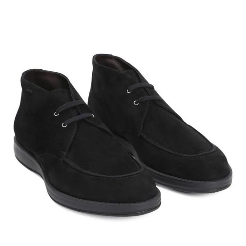 Brioni Black Suede Leather Desert Boot Black Laars