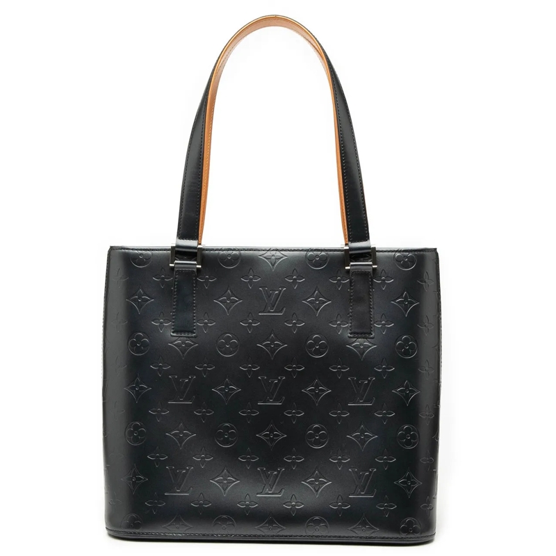 Louis Vuitton Shopper Monogram Mat Stockton blau