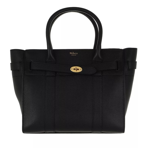 Mulberry Small Zipped Bayswater Black Satchel