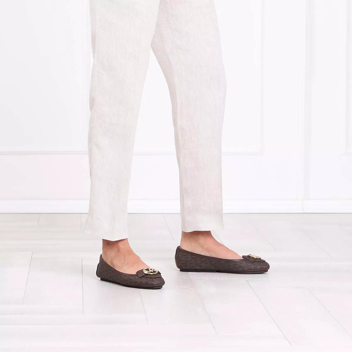 Lillie canvas and leather cheap moccasin