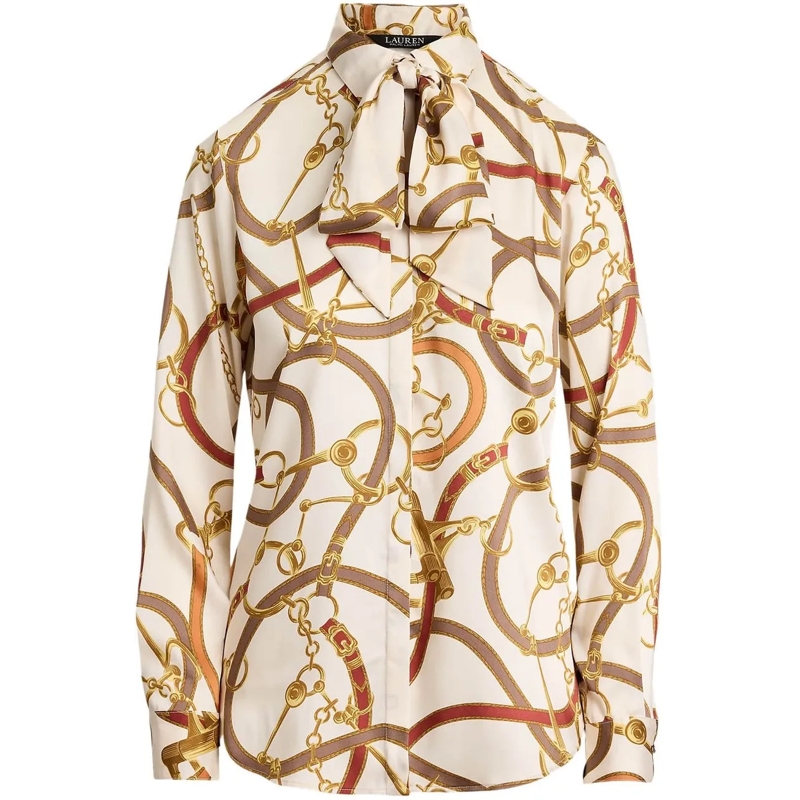Ralph Lauren Bluse Shirts Cream Multi mehrfarbig