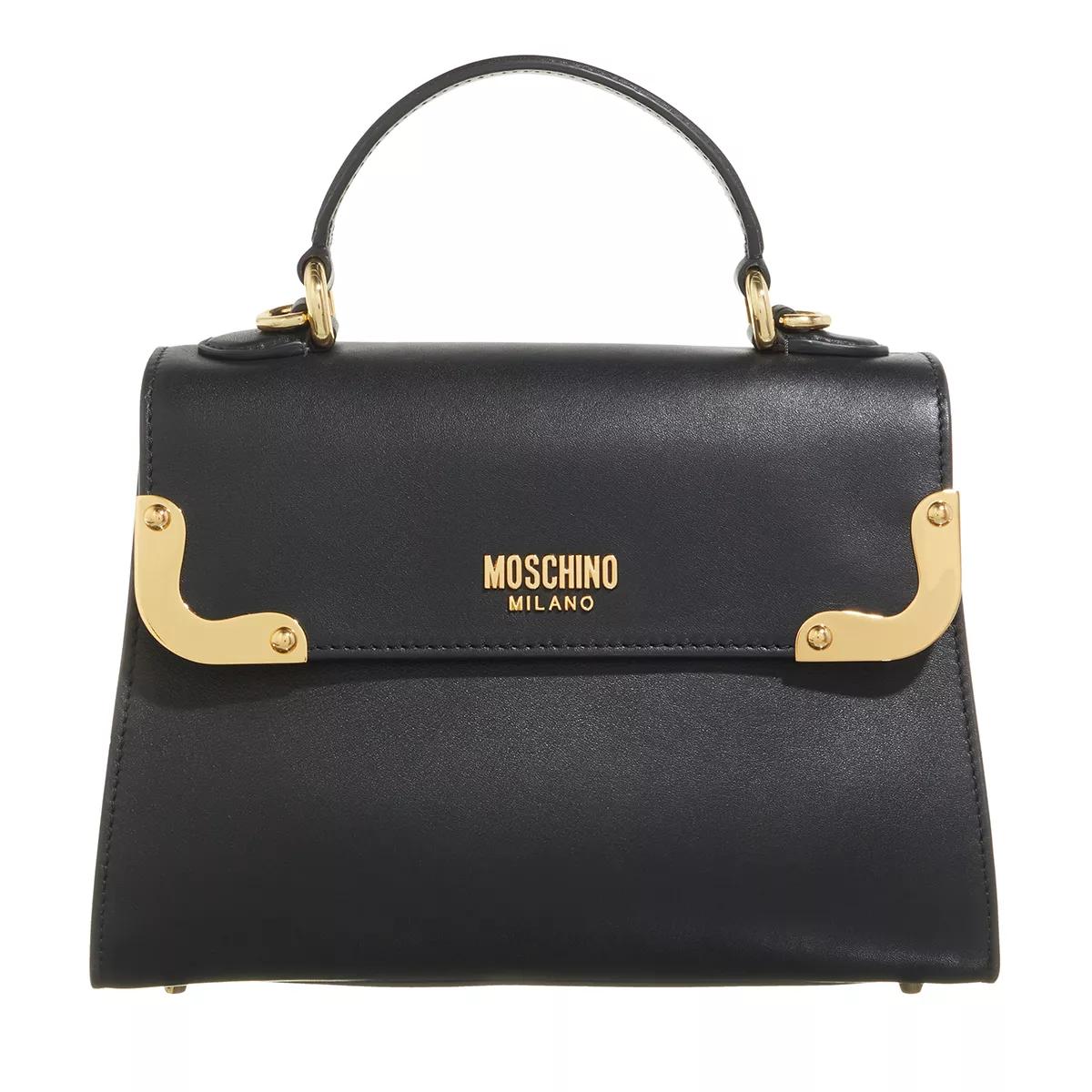 Moschino Crossbody Bags - Metal Corner Shoulder Bag - Gr. unisize - in Schwarz - für Damen