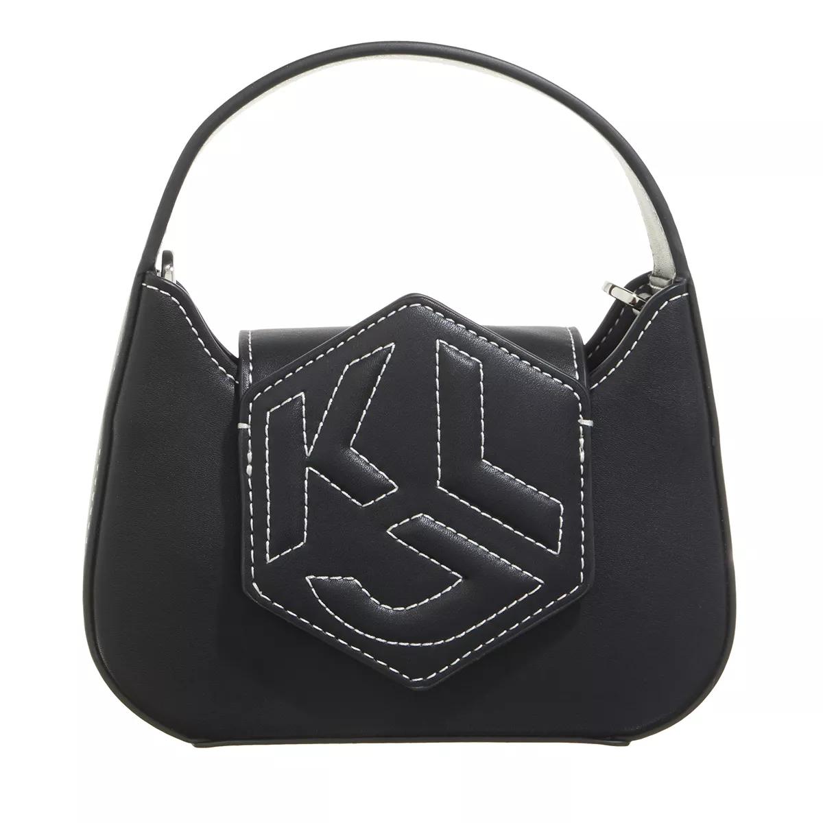 Karl Lagerfeld Jeans Crossbody Bags - Hexagon Nano Bag - Gr. unisize - in Schwarz - für Damen