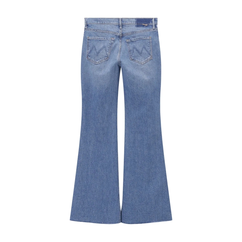Mother Jeans Bootcut Jeans The Doozy Fray blau(Image 2)