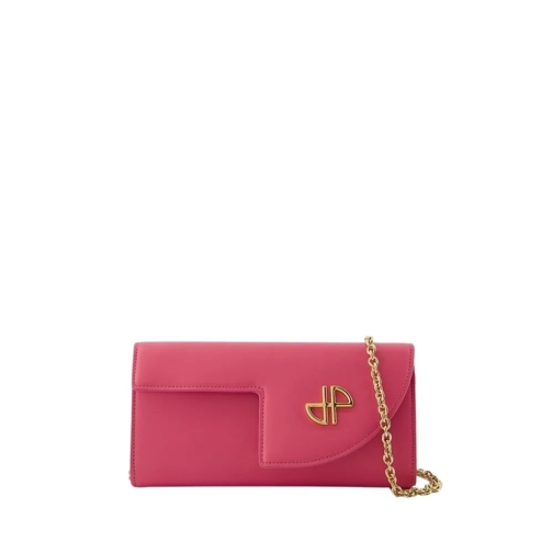 Patou Schultertasche Wallet On Chain - Leather - Pink Pink