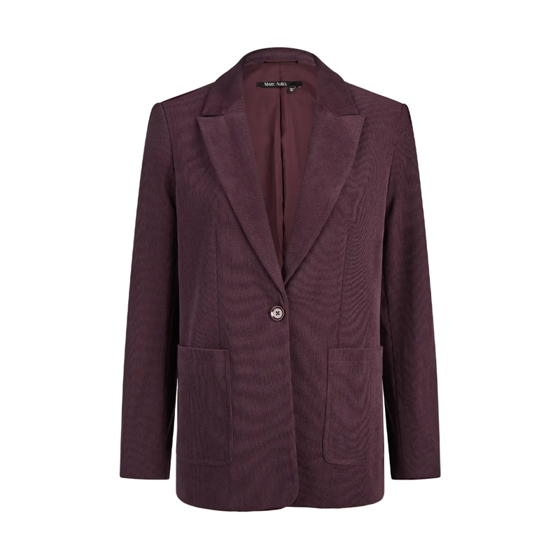 Marc Aurel Blazer Dieser Blazer mit aufgesetzten Taschen aus softem  lila