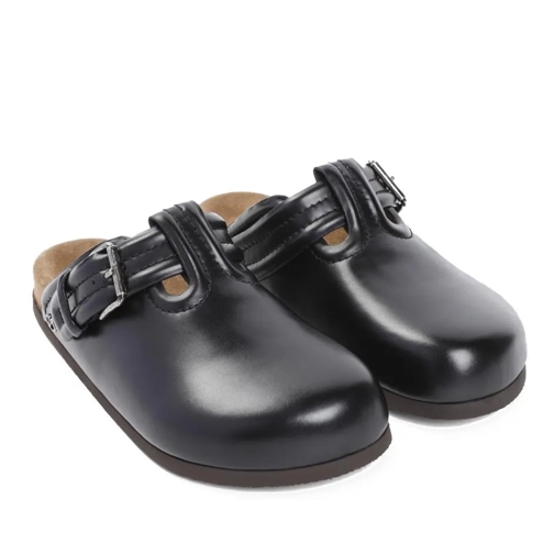 Valentino Calf Leather Mules Black Muil