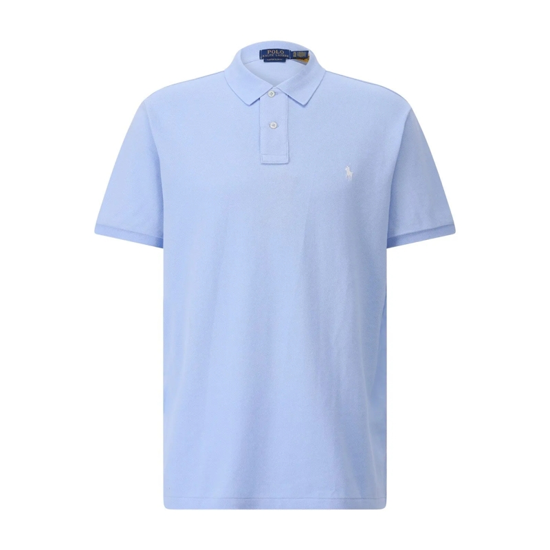 Polo Ralph Lauren Poloshirt Custom Slim-Fit Poloshirt Hellblau