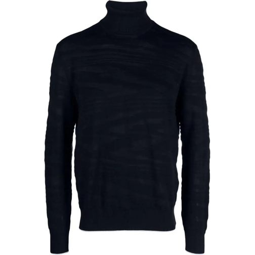 Missoni Pullover roll neck sweater black schwarz