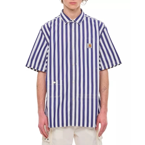 Junya Watanabe Short Sleeve Stripes Shirt White 