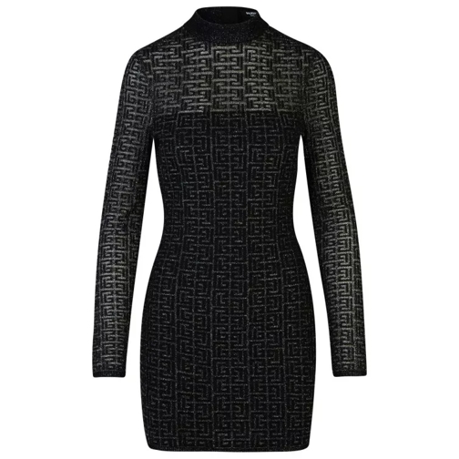 Balmain  Black Viscose Dress Black