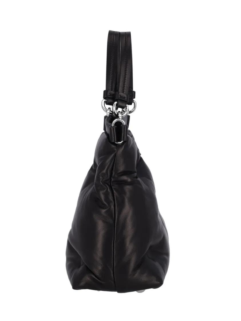Maison Margiela Shoppers & Totes "Glam Slam" Tote Bag – Black in zwart
