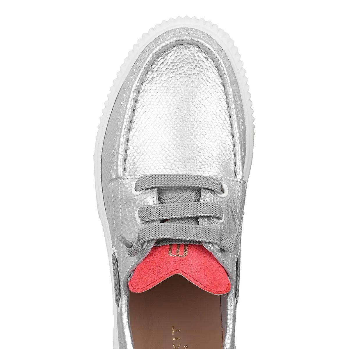 Thumbnail - Crickit Slipper & Pantoletten - Halbschuh TINA - Gr. 41 (EU) - in Silber - für Damen