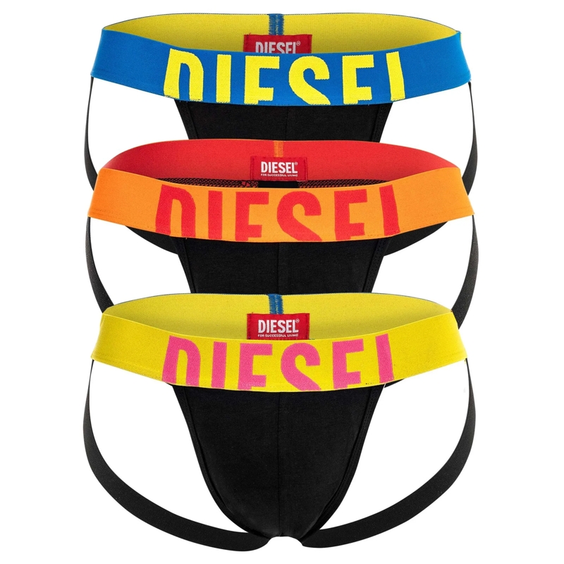 Diesel  DIESEL Herren Jocksrap im praktischen 3er Pack. Un bunt