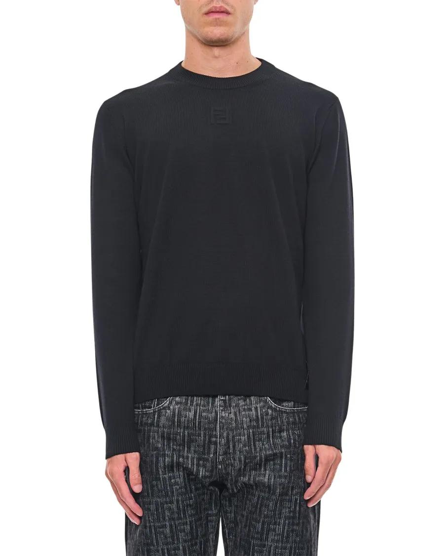 Black fendi sweater hotsell