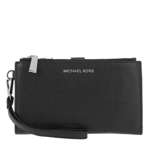 MICHAEL Michael Kors Doublezip Wristlet Black Bi-Fold Wallet