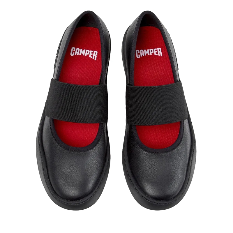 Camper Ballerinas Peu Touring ist eine sportliche und zeitgenössisch schwarz(Image 5)