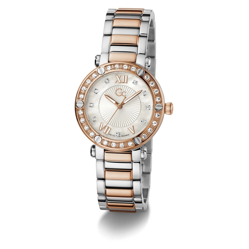 GC Quarzuhr Quarz-Analoguhr Gc Aura silber(Image 6)