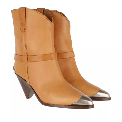 Isabel Marant Limza Boots Leather Natural Stivaletto alla caviglia