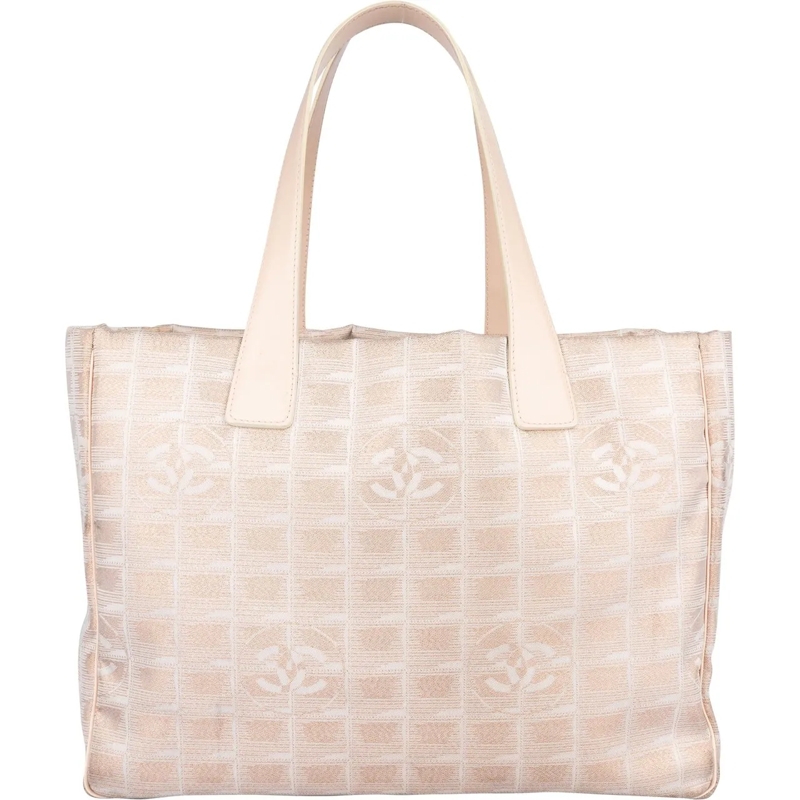 Chanel Sac à bandoulière Chanel Travel Line Glitter Monogram Handbag beige