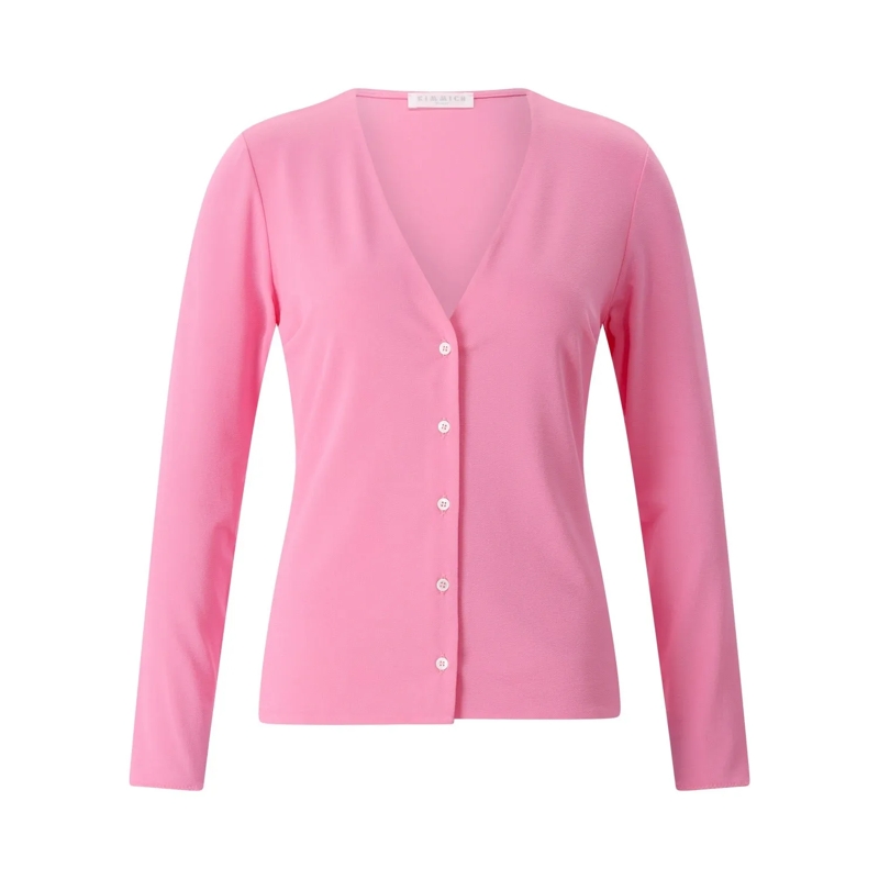 Kimmich Trikot Donsjas Leichte Jacke aus Viskose-Crêpe blau(Image 4)