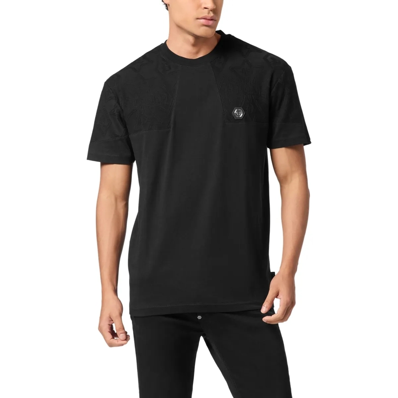 Philipp Plein T-Shirt T-Shirt Rundhalsausschnitt Ss Crest schwarz(Image 3)