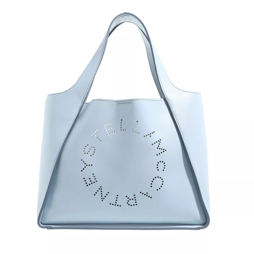 Stella McCartney Logo Crossbody Bag Eco Soft Light Blue Tote