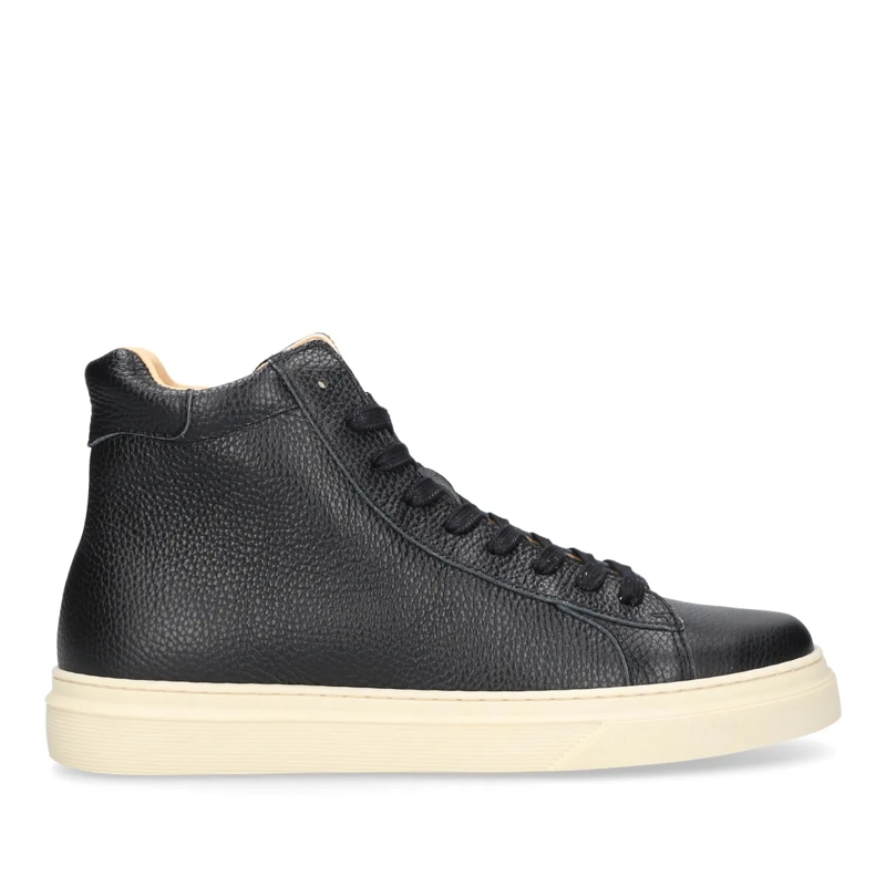 Henry Stevens Low-Top-Sneaker Der Travis High-Top Sneaker in Schwarz ist aus gep schwarz
