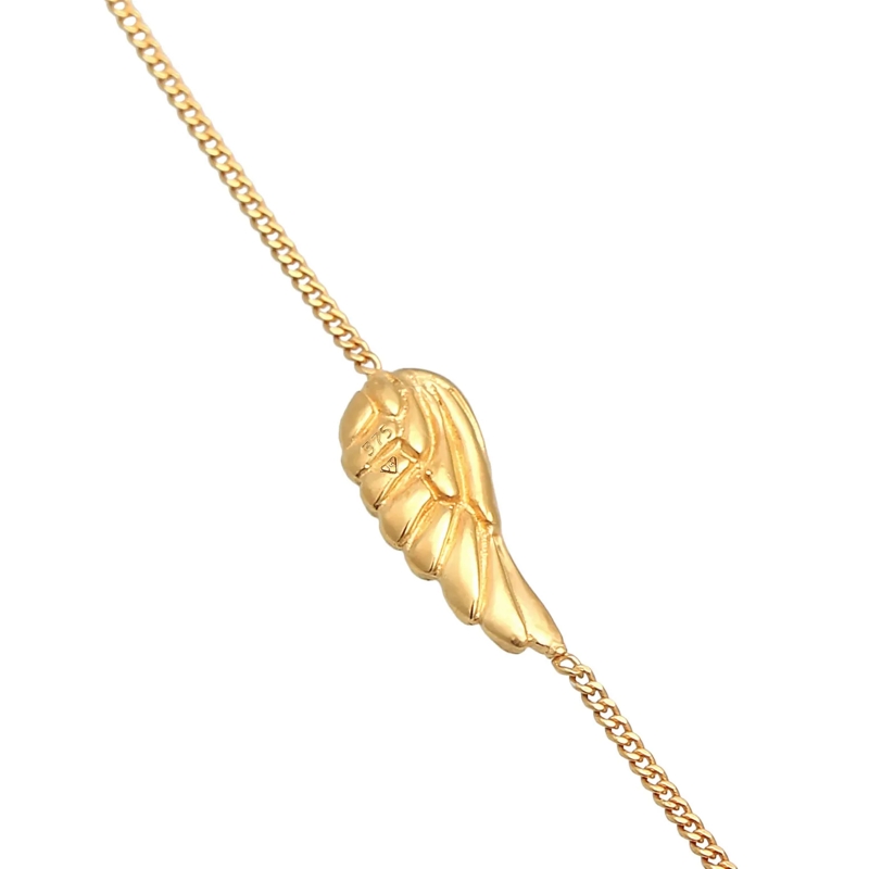 Elli Armband Armband Flügel Engel Schutz 375 Gelbgold gold(Image 4)