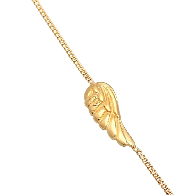 Elli Armband Armband Flügel Engel Schutz 375 Gelbgold gold(Image 4)