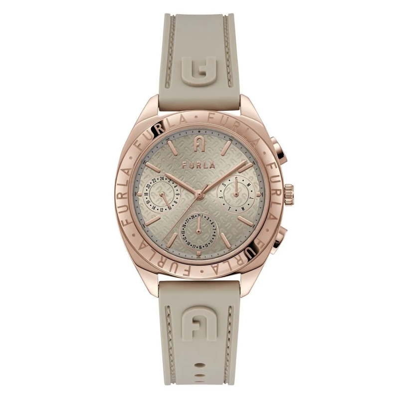 Furla Quarzuhr Analoge Quarzuhr Furla Logos gold