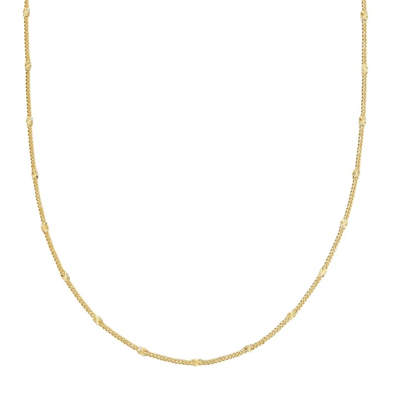 Glanzstücke München Mittellange Halskette Sterling Silber Halskette gold