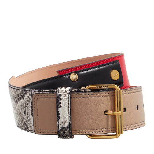 Moschino Belt Fantasia Variante unica Läderskärp