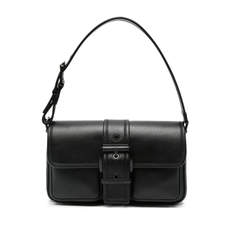 MICHAEL Michael Kors Schultertasche Shoulder Bag In Vitello Leather Black