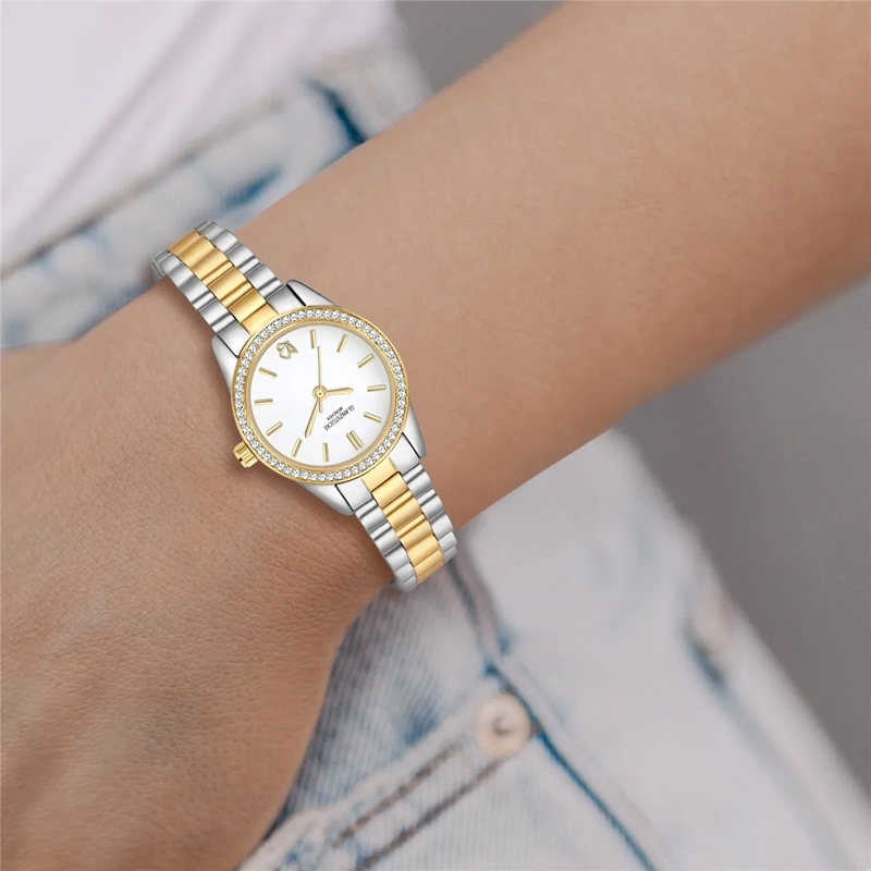 Glanzstücke München Automatikuhr Damen Armbanduhr Edelstahl silber(Image 2)