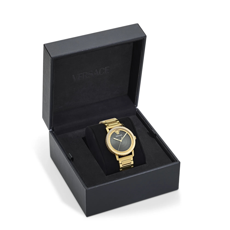 Versace Quarzuhr Quarz Analog Uhr V-Helix (Wc-9G) gold(Image 3)