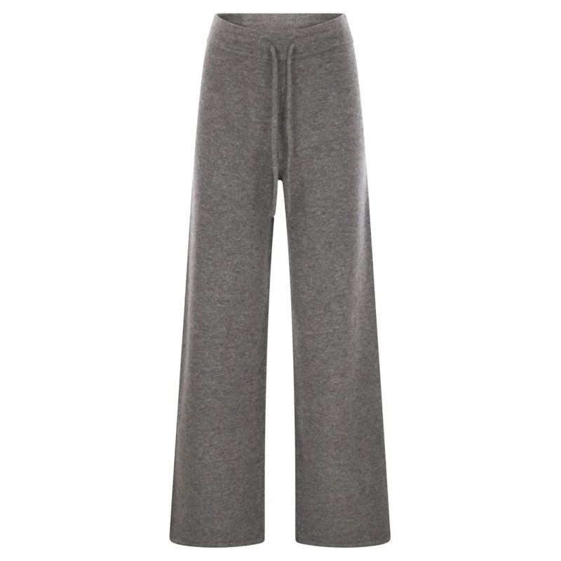 Mc2 Saint Barth  Cambon - Wool Trousers Grey