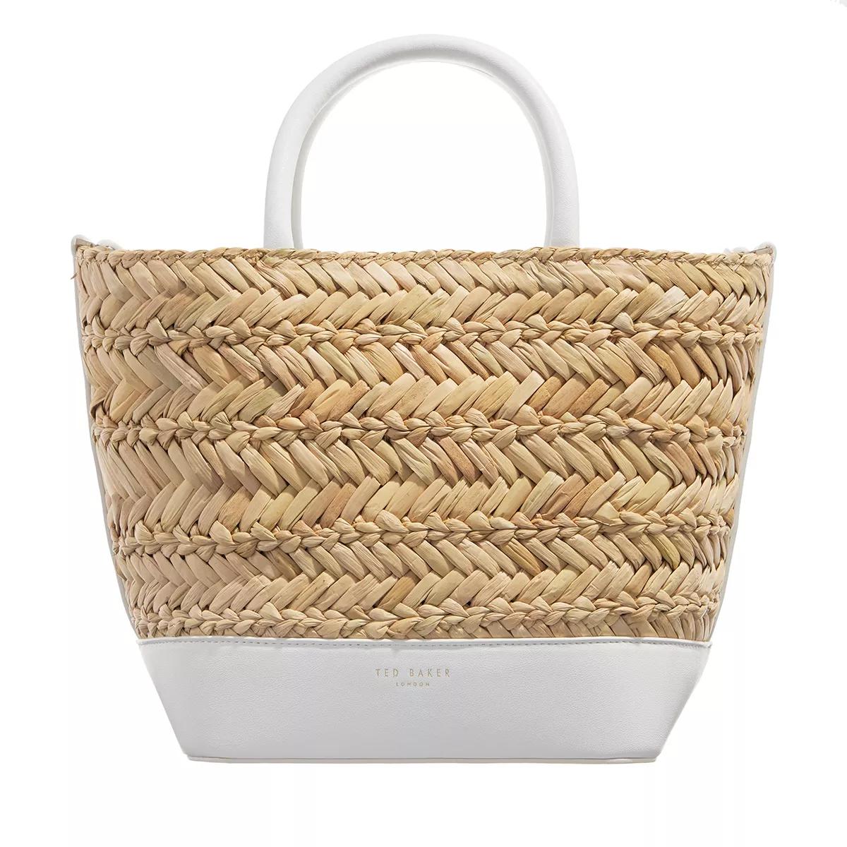 Ted Baker Ivelie Medium Raffia Weave Tote Basket Bag