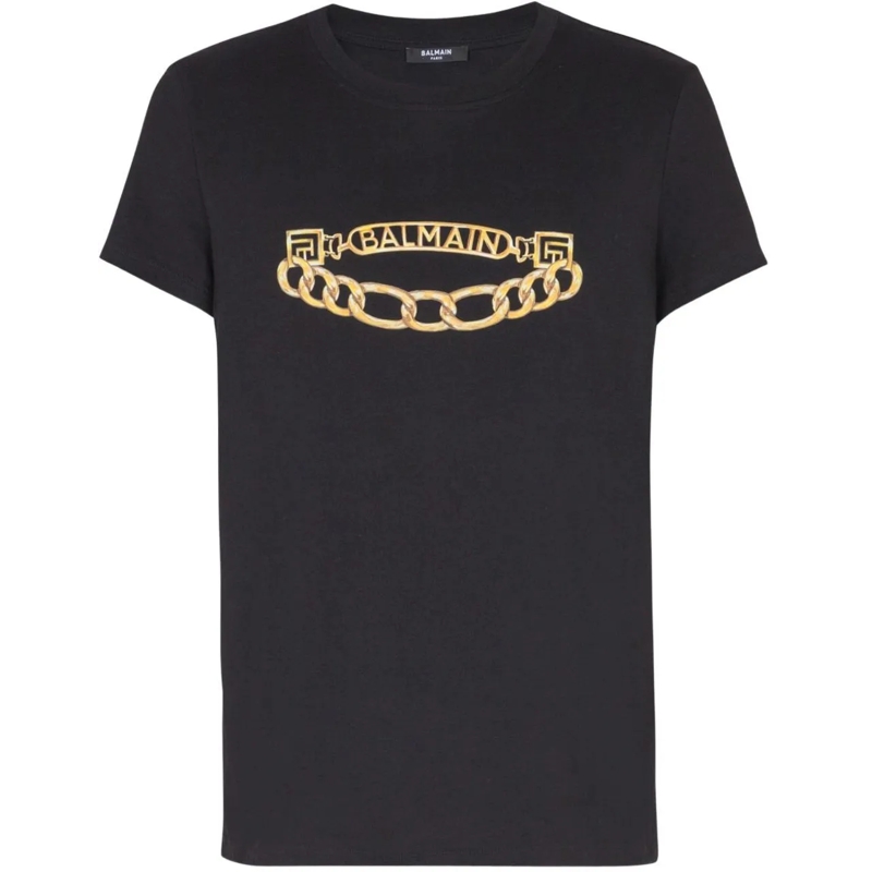 Balmain T-Shirt T-Shirts And Polos Noiror schwarz