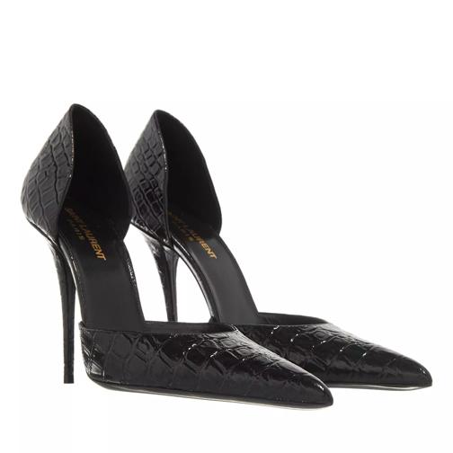 Saint Laurent Saint Laurent Pointed Toe Stiletto Pupms Black Pump