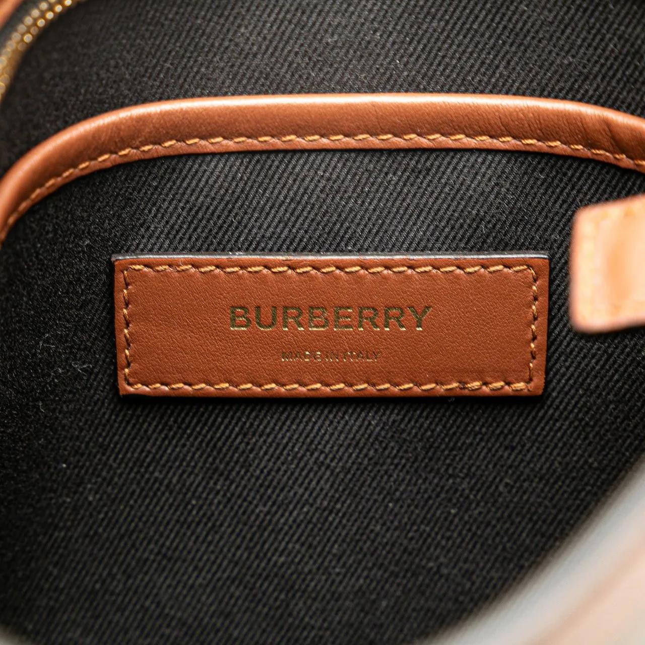 Thumbnail - Burberry Hobo Bags - 2010-2017 TB Monogram Coated Canvas Crossbody - Gr. unisize - in Braun - für Damen