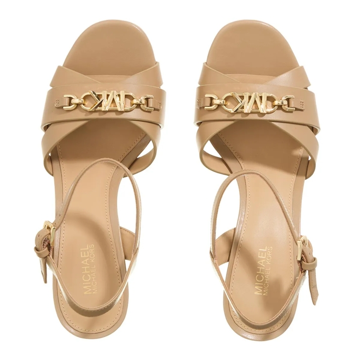 Michael Kors Tiffanie Sandal Camel Strappy Sandal