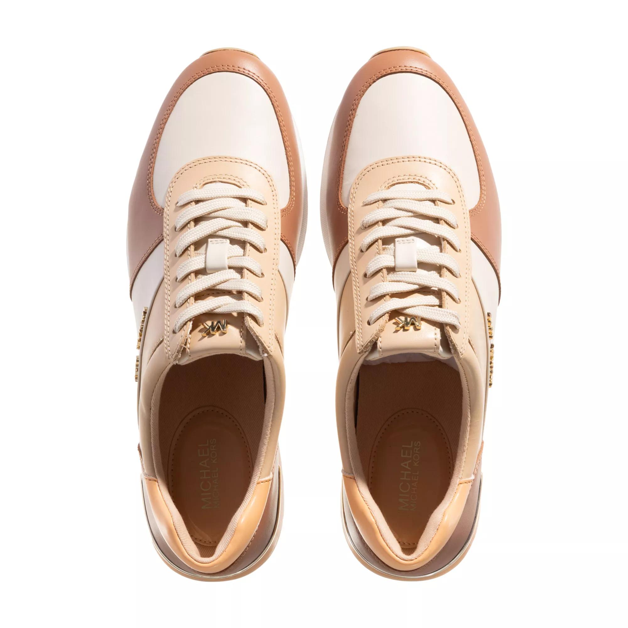 Michael kors allie metallic leather sneaker online