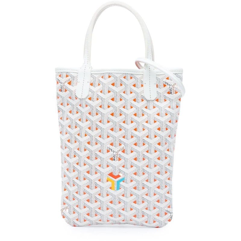 GOYARD Sac à bandoulière Goyardine Poitiers Claire Voie weiß