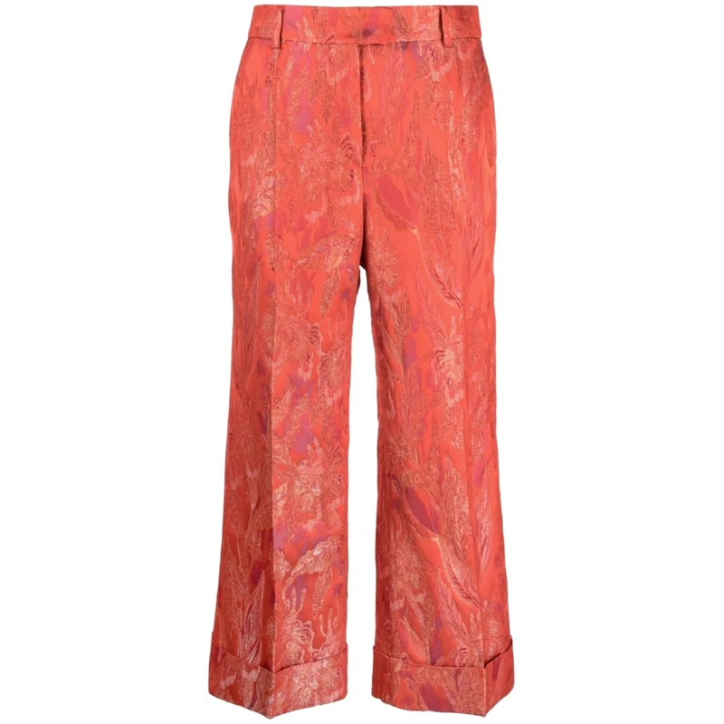 Alberto Biani  Trousers Red rot
