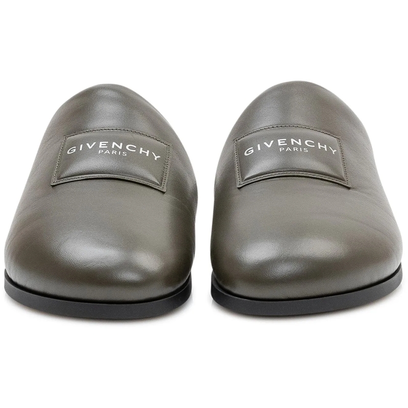 Givenchy Hausschuhe Mules con Tomaia Liscia e Logo dunkelgrau(Image 2)